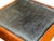 Brown Black Geometric Pattern Square Block Legs Coffee Table For Sale - Image 9 of 10