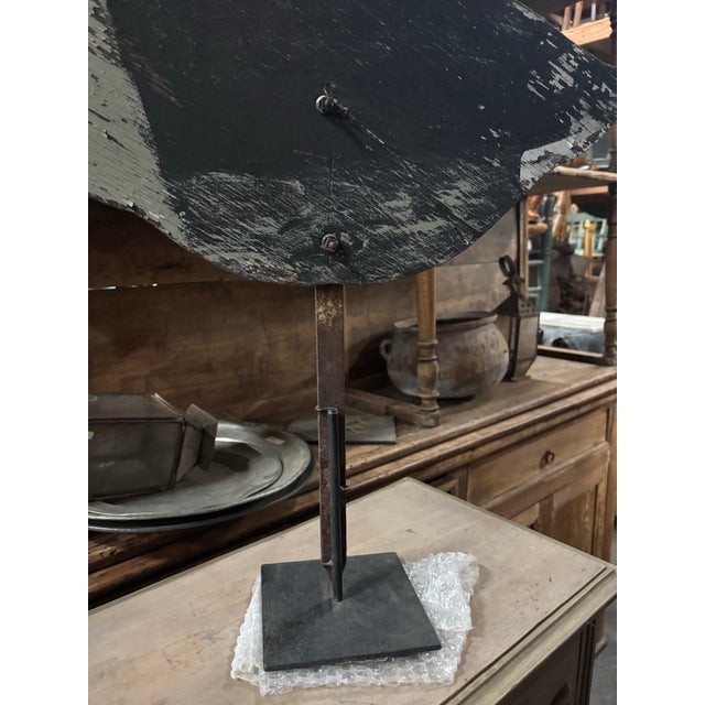 Mid 20th Century Canada Goose Decoy on Custom Iron Stand For Sale - Image 4 of 12