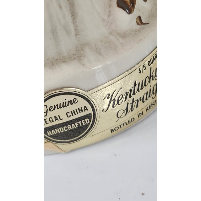 1960s Mid-Century Modern Jim Beam “Beam’s Trophy” Cardinal Ceramic Decanter, Americana Barware For Sale - Image 11 of 16