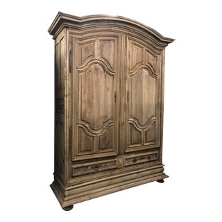 French Louis XIV Dome Top Armoire For Sale