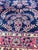 Navy Blue Antique Persian Mohajeran Sarouk Rug For Sale - Image 8 of 9