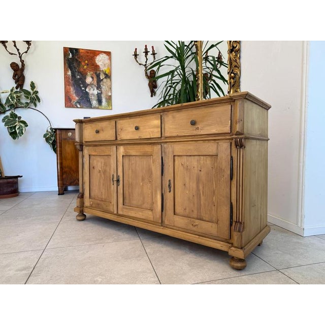 Gründerzeit Apothecary Cabinet in Spruce For Sale - Image 4 of 14