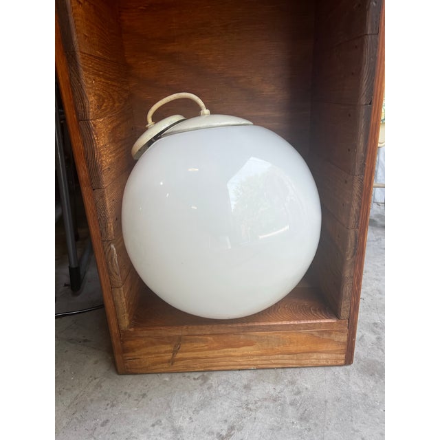 Minimalism Vintage Eames Pendant Globe Light For Sale - Image 3 of 7