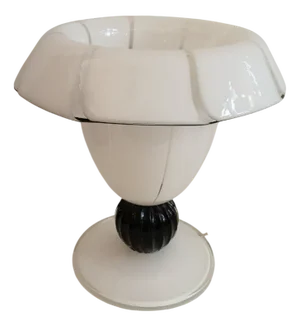 Art Deco Dimmable Murano Glass Table Lamp, 1930s