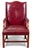 Chippendale Hancock & Moore Chippendale Mahogany Desk Chair Armchair For Sale - Image 3 of 5