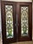 Late 19th Century John La Farge Stained Glass Door With Scroll Centerpiece For Sale - Image 10 of 12