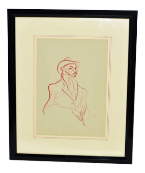 Al Albert Hirschfeld Harlem Reefer Man Lithograph Print