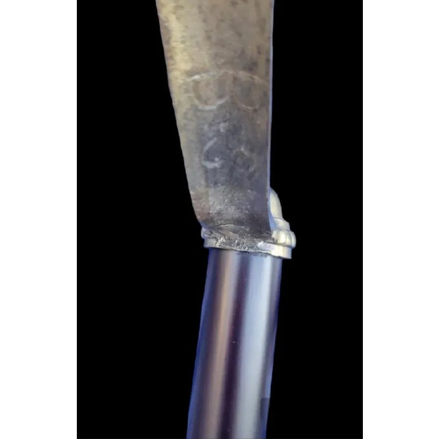 Metal Vintage Mens European Brass Iron Hanger Cup Valet Clothing Rack For Sale - Image 7 of 8