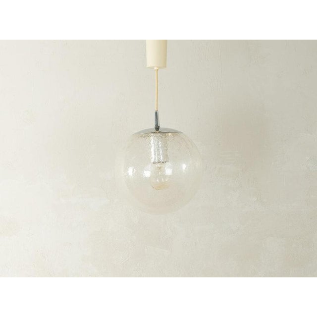 1950s Globe Ceiling Lamp, Peill & Putzler Depth: 26 cm Width: 26 cm Height: 26 cm This piece has been carefully cleaned...