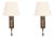 Custom French Single Library Sconce in Solid Brass, 2000c - a Pair For Sale