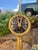 Industrial Antique Early 20th Century Original Maritime Order Telegraph Modified Floor Lamp For Sale - Image 3 of 10