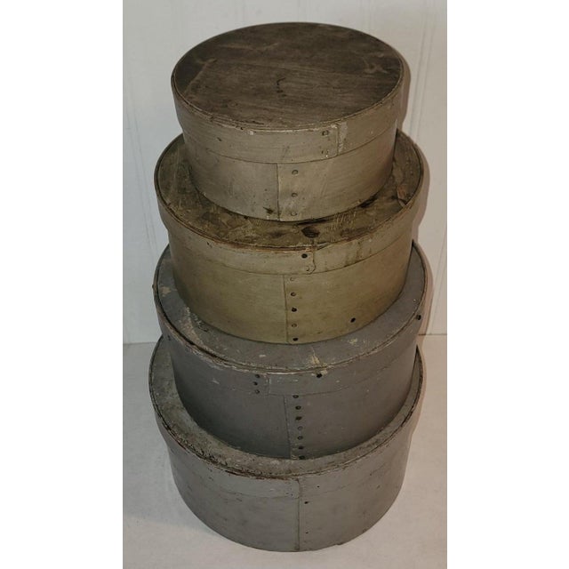 Largest pantry box measures - 10 diameter x 5 high smallest pantry box measures - 6 diameter x 2.5 high