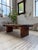 Brown Brutalist Handcrafted Coffee Table, 1950s For Sale - Image 8 of 18
