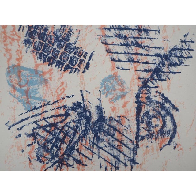 Modern Max Ernst, Colored Leaves, 1964, Original Lithograph For Sale - Image 3 of 5