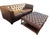 Animal Skin Chesterfield Square Arm Leather Sofa, a Stunning Blend of MCM Design and Classic Craftsmanship. For Sale - Image 7 of 9