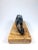1930s Art Deco Black Panther Sculpture on Marble Base For Sale - Image 4 of 7