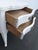 Mid 20th Century French Carved Painted White Nightstands Bedside Tables a Pair 6445 For Sale - Image 5 of 17