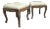 Louis XV Style Faux Painted Carved Stool- a Pair For Sale