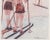 Contemporary 1934 French Ski Print-Humor For Sale - Image 3 of 4