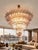 Monumental Pink Glass Leaf Chandelier, 1980 For Sale - Image 18 of 18