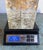 Vintage Heavy Pair of Fractal Resin Table Lamps - Gold Modernist Glam in Style of Romeo Rega - 20" Tall Rectangle Base For Sale - Image 17 of 18