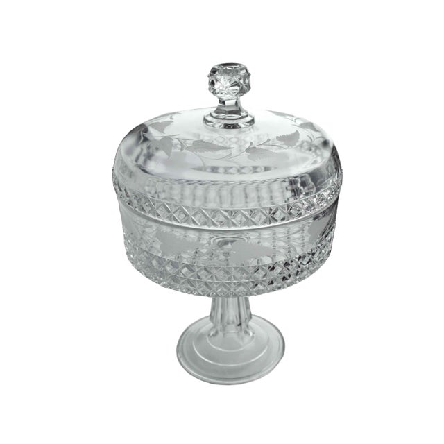 This Mascotte pattern covered compote, produced by Ripley & Company during the late 19th century, is a premier example of...