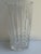 Val St. Lambert Belgium Crystal Vase With Vertical Fluting Faceted Diamond Cut Base For Sale - Image 13 of 13
