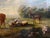 Charles Desan, Landscape with Cattle, 1846, Oil on Canvas, Framed For Sale - Image 4 of 11