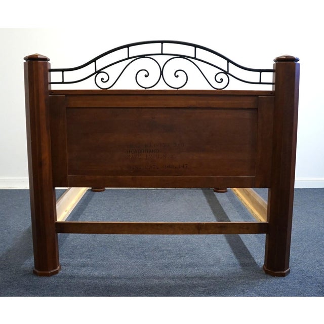 Late 20th Century Lexington Furniture Bob Timberlake Solid Cherry Contemporary Traditional Queen Size Bed 833-153 For Sale - Image 5 of 9