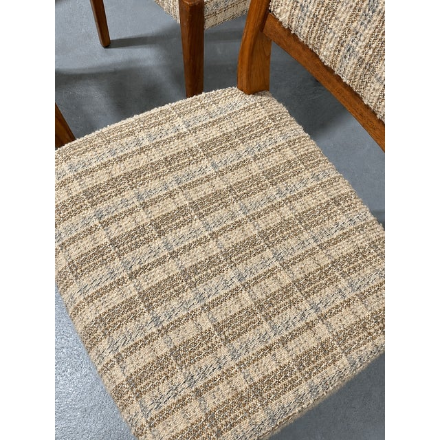 Set of Six Vintage Mid Century Modern Walnut Dining Chairs by Svegards | Scandinavian Mid Century Modern, C. 1960's For Sale - Image 11 of 14