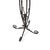 Wrought iron planter. Handmade, unwelded, with fused rivet joints. Monza, circa end of the XIX century