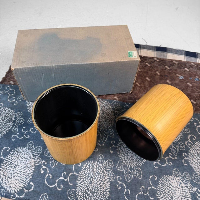 1970s Vintage Bamboo Style Ikebana Vase, Tokyo, 1970s For Sale - Image 5 of 10