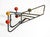 Mid-Century Modern French Metal Wall-Mounted Coat Rack with Shelf and Mirror, 1950s For Sale - Image 4 of 18