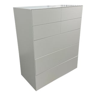 Treku Lauki Collection Lacquered Dresser, White For Sale
