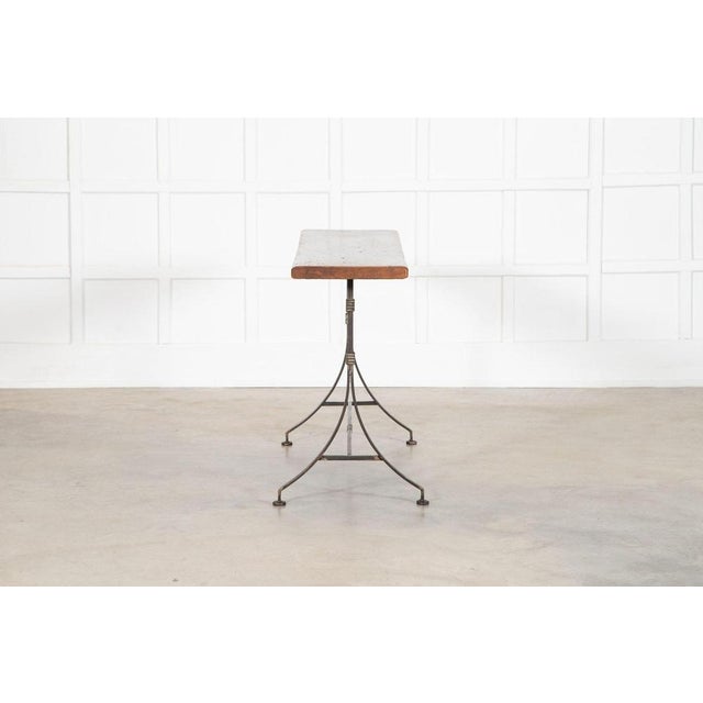 English Cast Iron Console Table, 1920s For Sale - Image 6 of 17