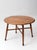 Vintage Round Wood Coffee Table With Turned Legs For Sale - Image 11 of 15