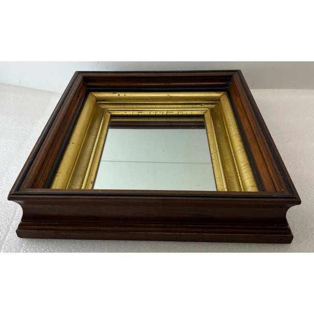 American Antique Frame Ornate Gilt Mirror For Sale - Image 3 of 5