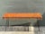 Vintage Woven Rattan and Metal Coffee Table For Sale - Image 10 of 12