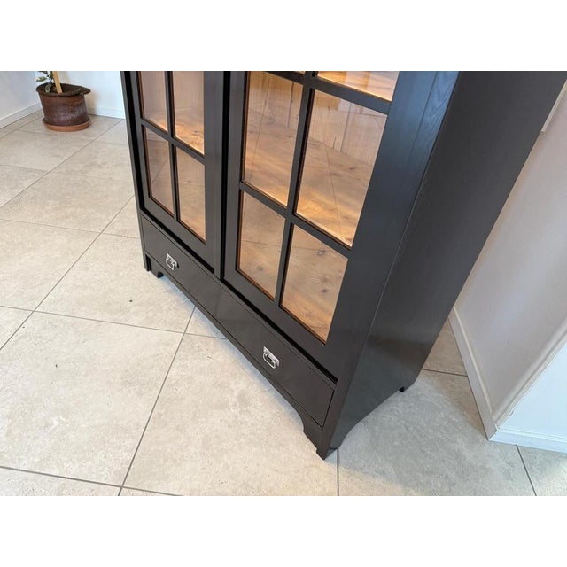 Antique Art Nouveau Display Cabinet, 1890s For Sale - Image 13 of 16