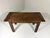 Beautiful rustic console table also to use as desk. Solid oak with visible wood joints, a nice designed tabletop, in front...