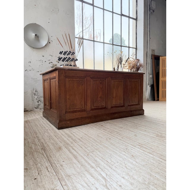 Vintage Oak Counter, 1950s For Sale - Image 6 of 18