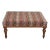 Upholstered Walnut Soft Top Piano Bench For Sale