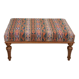 Upholstered Walnut Soft Top Piano Bench