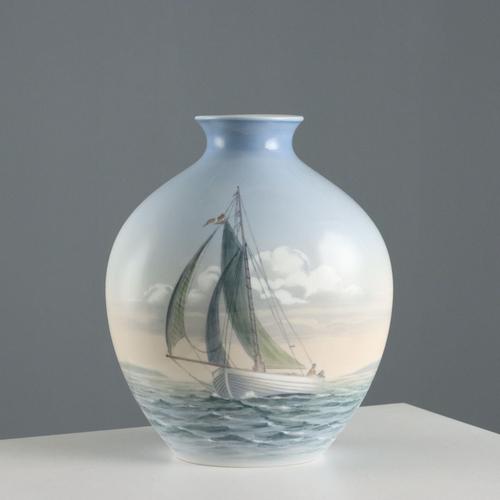 Vase by Erna Sorensen fot Bing & Grondhal For Sale - Image 9 of 12