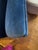 Textile 1990s Retro Lounge Style Blue Velvet Sofa For Sale - Image 7 of 9