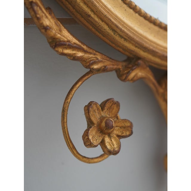 1990s Carvers Guild Adams Style Gold Frame Mirror For Sale - Image 5 of 12