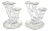 Traditional Leaf & Vine Sterling Overlay Candle Holders - a Pair For Sale - Image 3 of 4