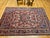 Vintage Persian Malayer Rug, Hand-Knotted Wool, Floral Pattern, 5x7, Ivory & Navy For Sale - Image 10 of 18