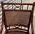 Late 20th Century Pair of Faux Bamboo and Wicker Accent or Dining Chairs With Cushions For Sale - Image 11 of 11