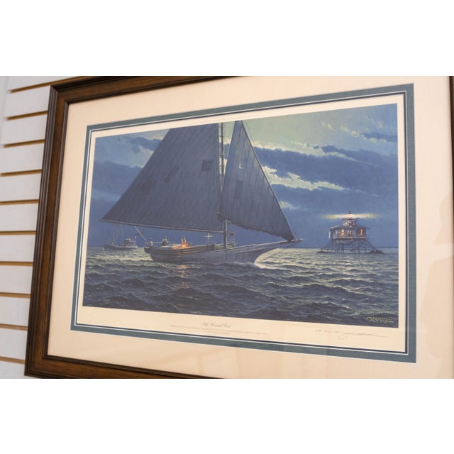 Age: c1997 Details: Fishing off the Chesapeake Bay the mouth of the Rappahannock River VA, early 19000s. Signed and...